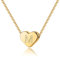 TINGN Gold Kette mit Buchstaben Damen, 14K Vergoldet Herz Gold Halskette mit Buchstaben M Damen Herz Anhänger Kette Personalisierte Buchstabenkette Modeschmuck Geschenke für Frauen Mädchen
