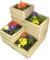 Large Corner Decking 4 tier wooden garden planter
