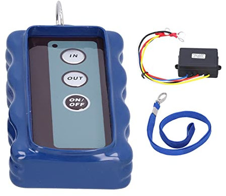 WINCH Assemblaggio Comando Manuale Verricello, Kit Telecomando Verricello Wireless Interruttore Elettrico Universale per ATV SUV Camion 12V 434MHz