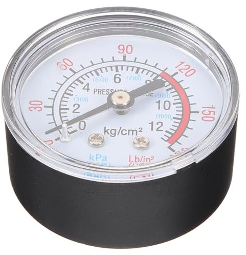 SOLUSTRE Luftkompressor-Manometer Manometer Popcornmaschine Druckmesser Luftpumpe Druckmesswerkzeug Zubehör Druckanzeige