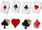 8 Stück Brosche-Set, Kleid Brosche, Poker-Brosche, Kartenspielen Abzeichen Karte Kragen Pins, Hearts Spaten Revers Pin, für Männer, Frauen, Tücher, Revers
