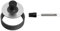 WMF BBQ Burgerpresse Edelstahl 12,5 cm & Profi Plus Silikon-Backpinsel 20 cm, Cromargan Edelstahl
