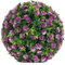 AIYINIY Bola de césped para paisajismo, bolas de rosas artificiales para colgar en el jardín, cesta de jardín resistente a los rayos UV (F 25 cm)