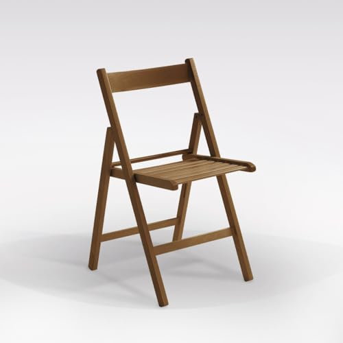 Bissolo Casa SEDIA IN LEGNO PIEGHEVOLE TINTA CILIEGIO