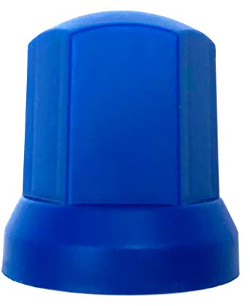 MelTruck Radmutterkappen Schutz Abdeckung Ø32 mm für Schrauben für LKW (40, Blau, Höhe - 54,5 mm)