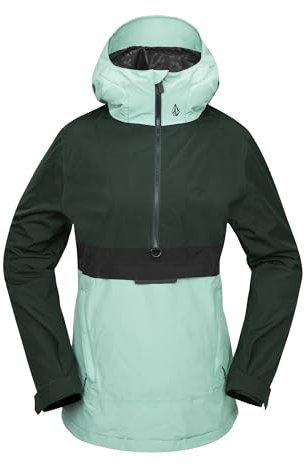 Volcom Damen Ashfield Anarok Snowboard Ski Jacket Schneejacke, Wasabi S5, S
