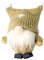 Hängekorb Metall Blumen Kreative GNOME Wolle Anhänger Niedliche Dekoration Weihnachten Wohnkultur Schrankregal Badezimmer (Khaki, One Size)