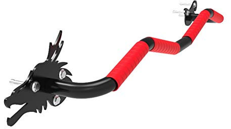 asdchZen Barres De Traction Barre Horizontale Murale, Acier Dragon Chinois, Barre De Fitness De Musculation De Garage De Couloir De Porte, Charge De Sécurité 300 Kg