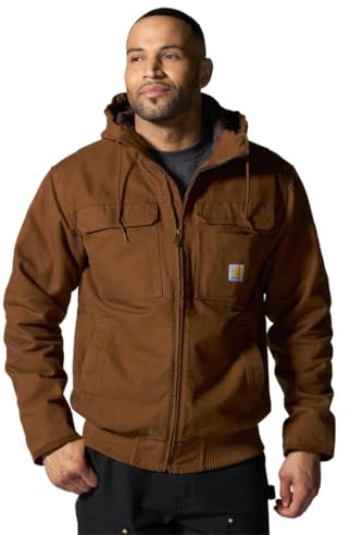 Carhartt Herren Jacke Workwear Full Swing Loose Fit Washed Duck Insulated Active Jacke – Bewegungsfreiheit trifft auf robuste Wärme