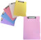 VIKZON - Pack 5 Carpetas Portadocumentos A4 con Pinza - Portafolios A4 Multicolor, Porta Documentos Duro y Resistente para Oficina, Escuela y Negocios