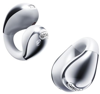 QCY Crossky C30S offene Ohrhörer, ultra-bequem, Clip-On-Ohrstöpsel, kabellos, Bluetooth 6.0, LDAC Hi-Res Audio, tiefer Bass, 40 Stunden Spielzeit, schnelles Aufladen, IPX5 wasserdichte Sport