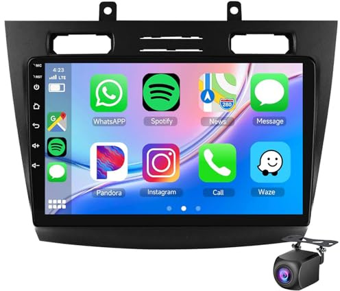 Ecpuk Radio para For-d Transit/Tourneo Connect 2005-2010,estéreo De 10,1 Pulgadas con GPS Navegador Inalámbrico Carplay Android Auto RDS FM Bluetooth Mirror Link Cámara De Marcha Atrás SWC(Size:M100)