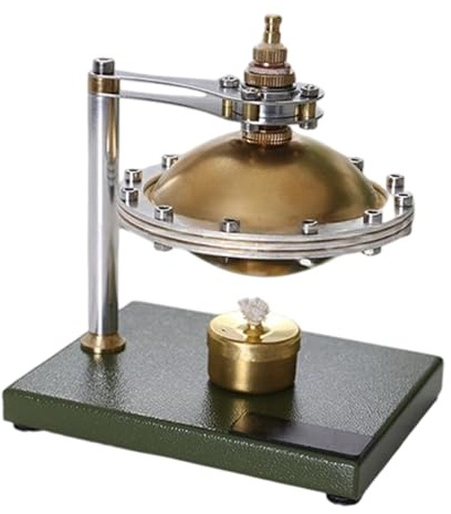 Modèle de moteur en métal avec soucoupe volante pour afficher la conversion thermique et mécanique de l'énergie Assemblage facile