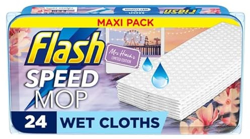 Flash Speedmop Floor Cleaner Mrs Hinch's Wet Refills x24 - Midsummer Memories