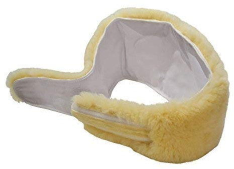 Lammfell - NIERENGURT Lammfellwärmer Nierenwärmer Rückenwärmer S-3XL Größe XL, Farbe Gelb