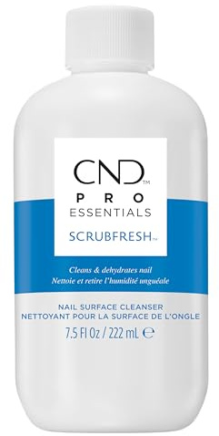 CND ScrubFresh - Limpiador y Exfoliante para Uñas con Acción Quitaesmalte, 222ml