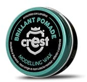 Crest Brillant Pomade Modelling Wax - mit Bergamotte & Freesienduft - 100 ml - Made in Italien