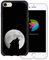 dessana Wolf Wölfe transparente Schutzhülle Handy Case Cover Tasche passend für Apple iPhone 8 Wolf Wölfe Mond
