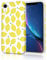 ZQ-Link Light Weight Protective Phone Case for iPhone XR, Flexible Soft TPU Glossy Rubber Silicone Skin Cover for iPhone XR 2018 6.1 inch - Summer Lemons on White