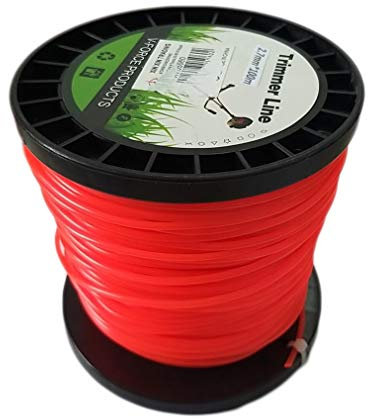 Filo per decespugliatore Taglia Erba Tondo 2,7 mm Bobina da 100 Metri Tagliaerba Rotolo Matassa per Erbacce Prato Giardinaggio e Fai da Te Colore Casuale