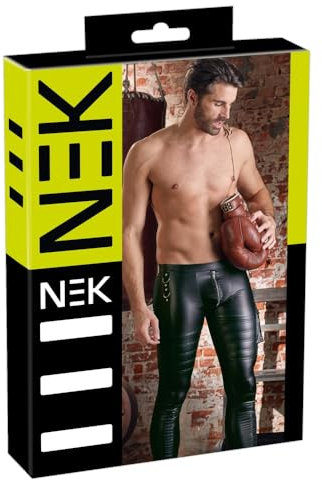 Orion Wetlook-Herrenhose Herren, Schwarz, L