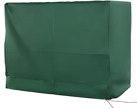 Outsunny Oxford Patio 3-seater Swing Chair Cover Outdoor Garden Furniture Rain Protection Protector Waterproof Anti-UV, 240L x 133W x 185H cm, Green