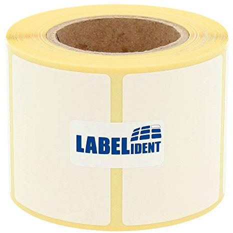 Waagenetiketten - 50 x 40 mm - 400 Thermodirektetiketten selbstklebend, Thermoetiketten für Digi & Hobart Waagen auf 40 mm Kern