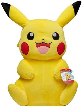 Pokemon Snorlax/Gengar/Pikachu/Cubone Riesenplüsch 61 cm, ultraweich, Lebensgröße (wählen Sie Plüsch) (Pikachu)
