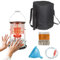 vikitim Mobile Petroliumheizer, Petroleumheizung Heizer Mobile Heizung Ohne Strom Innen Mit Löschautomatik für Indoor Zeltheizung Camping Kochen, 4.5L Green