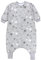 TupTam Baby Schlafsack mit Beinen und Ärmeln OEKO-TEX zertifizierte Materialien, Winterschlafsack 2,5 TOG Unisex, Farbe: Sterne Weiß/Grau, Größe: 104-110