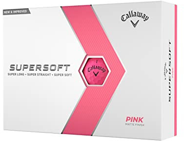 Callaway Golf Supersoft Golf Ball 2023, Pink