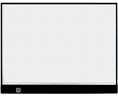 SAFE Leuchttafel zur Untersuchung von Briefmarken, Banknoten, Drucksachen, Grafiken oder Reparaturen | mit Akku | 1,5 m Kabel | USB-C (A3)