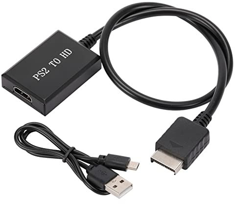 ATOZS Für PS2 auf HD Audio Video Konverter Adapter 1080P Unterstützung für PS1/2/3 Anzeigemodi für HDTV PC Full HD Kabeladapter