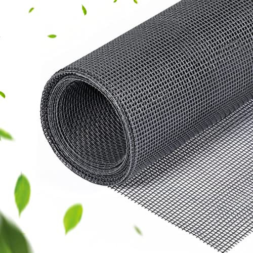 120 X 250 CM Moustiquaire Fenetre Grise,Toile Moustiquaire Moustiquaires en Fibre de Verre,Pour Porte de Balcon,Salon,Lucarne,Peut être Coupé Moustiquaire en Rouleau