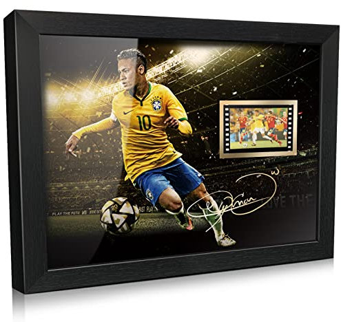 ORIMAMI Gerahmtes Poster mit Autogramm von Neymar Jr