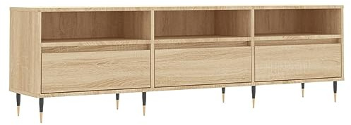 vidaXL TV-Schrank Sonoma-Eiche 150x30x44,5 cm Holzwerkstoff