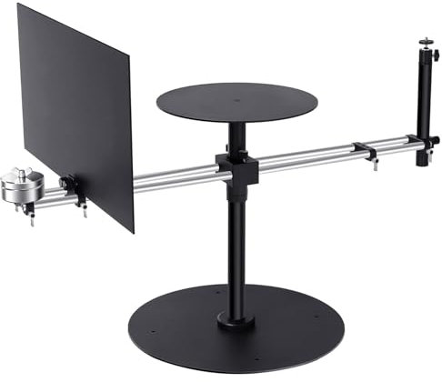 GERAZAHO 360 Photo Booth Professional Video Equipment, 360 Degree Spinner Rotating Camera Slider, Safe and non-slip, for Product Shooting, Photography, Video