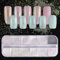 GZSYY Nagel Glitzer Schimmernder Zucker 12 Farben Zucker Glitzerpuder Weiß Nail Pulver Schwarz Nail Art Glitter Pulver