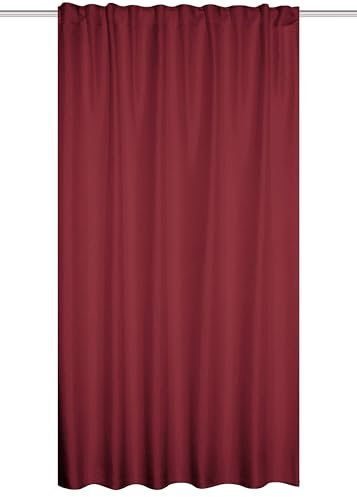 HOME WOHNIDEEN | Thermovorhang ESKAMIO Bordeaux | 245 x 270 cm