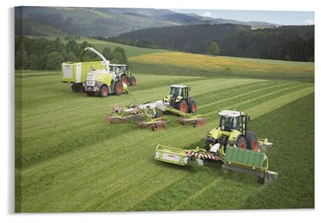 LKW und Traktoren im Feld,1000 Teile Puzzles,Papierpuzzle Puzzles Spiel,Entspannung Puzzle Spiele,mentale Übung Puzzle,Anime Für Jugendliche Und Erwachsene Geschenke 1000pcs(50x70cm)-28