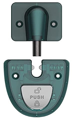 Lckiioy TüRstopper, GeräUschloser BodentüRstopper, TüRhalter für Offenhalten der TüR, Winddichter Mechanischer TüRstopper für Unten, A