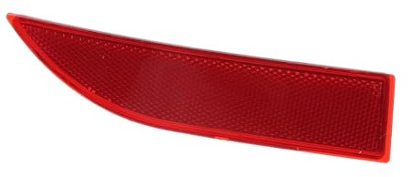 Tbest Auto Heckstoßstange Reflektor Licht, Auto Seite Heckstoßstange Reflektor Rot Platzierung für Dacia Sandero Stepway MK2 Pre-Facelift 2013-2016 (Links:265659019R)