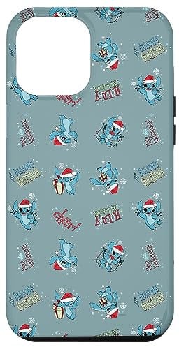 iPhone 15 Plus Disney Lilo & Stitch Holiday Patterns Case