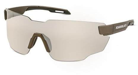 Back in Back Unisex Shield Sportbrille/Schnelle Brille, Fahrradbrille, Sonnenbrillen für Damen & Herren/100% UV-Schutz F2511024