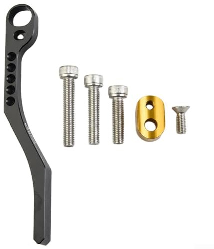 Chain Whip, Chain Guide, Drop Catcher, Chain Catcher Chain Guard, Accessories, Aluminium Alloy Chain Catcher for Road Bikes (Black)
