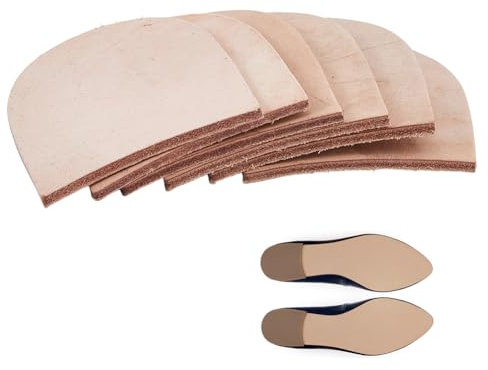 SUPERFINDINGS 6 STK. Ledersohlen Schutz Aufkleber Gegen Verrutschen Der Ferse Ledersohlen Für Schuhabsätze Dicke Absatzpolster Aus Gummi Sohlenschutz