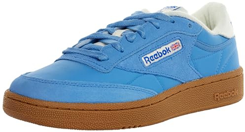 Reebok Unisex Club C 85 Trainers, Essential Blue/Chalk/Gum, 47 EU, Essentialblue Chalk Gum, 12.5 UK
