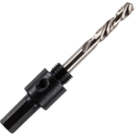 14mm - 30mm Arbor Hex Shank + HSS Pilot Drill For Bi-Metal Holesaws/Hole Saw Holder Adapter.9mm Hexagon Shank