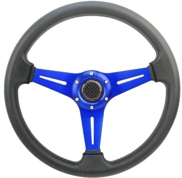 Universelles 14 Zoll 350 Mm Auto Sportlenkrad Rennsport Auto Styling(BLAU)
