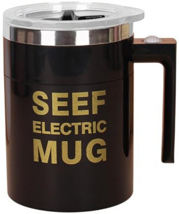 Taza Magnética Con Agitación Automática De 400 Ml - Taza Mezcladora Eléctrica De Acero Inoxidable, Taza De Café Portátil Con Agitación Automática | Automezclado, Té, Leche, Chocolate Caliente, Matcha
